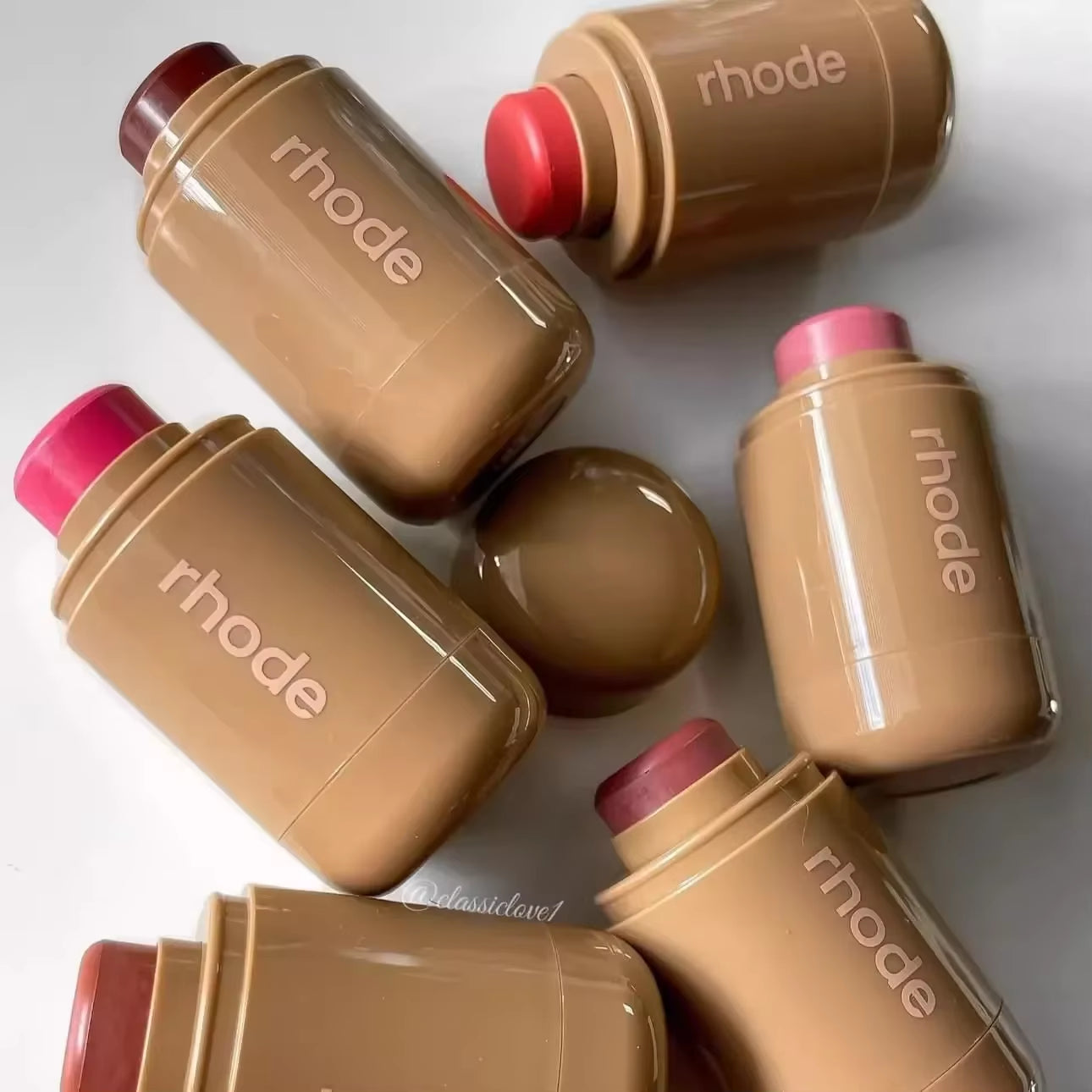 Rhod Pocket Blush LIP Stick - Effortless Hydration for Lips and Cheeks with Natural Color