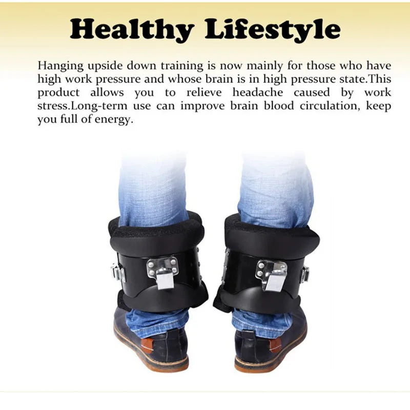 Anti Gravity Inversion Hang up Boots, Hang Upside down Boots, Gravity Compression Relief Exercise Recovery with Contoured Pads