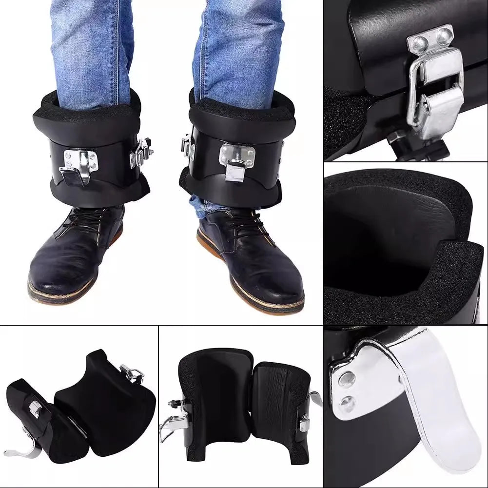 Anti Gravity Inversion Hang up Boots, Hang Upside down Boots, Gravity Compression Relief Exercise Recovery with Contoured Pads